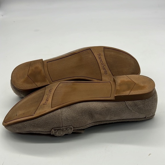Franco Sarto Beige Suede Loafers size 9M - Picture 8 of 10